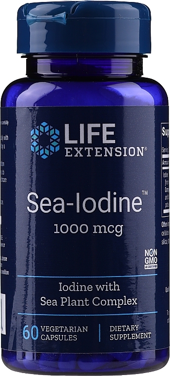 Dietary Supplement "Sea-Iodine" - Life Extension Sea-Iodine — photo N1