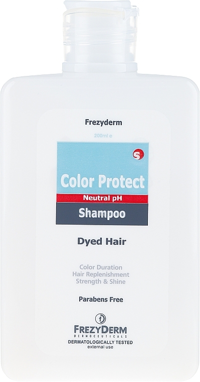 Color Protection Shampoo for Colored & Natural Hair - Frezyderm Color Protect Shampoo — photo N2