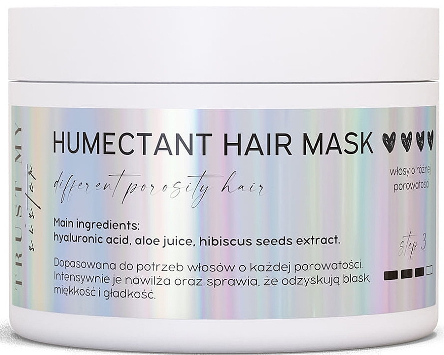 Moisturizing Mask for Different Porosity Hair - Trust My Sister Humectant Hair Mask — photo N1