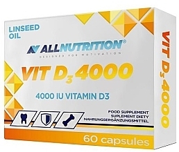 Dietary Supplement 'D3 4000 and Linseed Oil' - Allnutrition Vit D3 4000 — photo N3