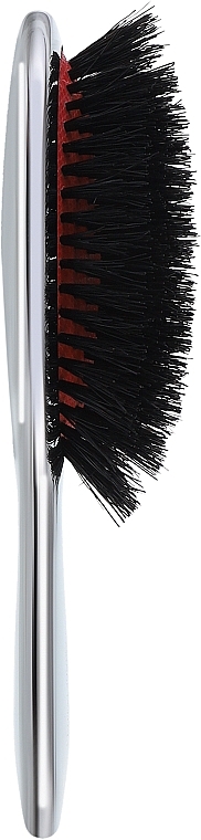 Hair Brush 14x5.5x3.5 cm, chrome - Janeke Chromium Hair Brush — photo N2