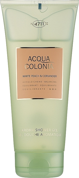 Maurer & Wirtz 4711 Acqua Colonia White Peach & Coriander - Shower Gel — photo N1