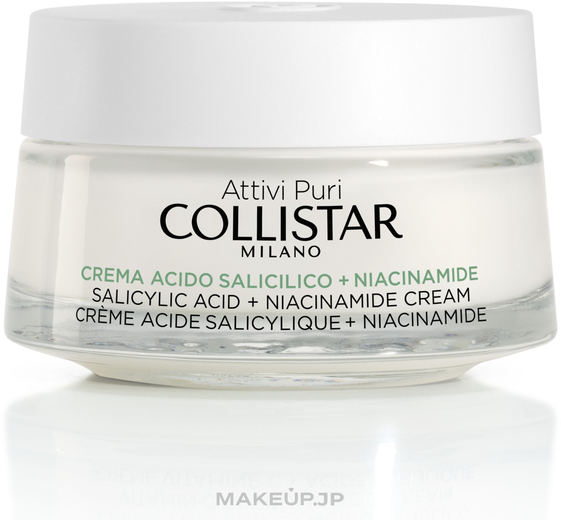 Salicylic Acid & Niacinamide Face Cream - Collistar Attivi Puri Salicylic Acid + Niacinamide Cream — photo 50 ml