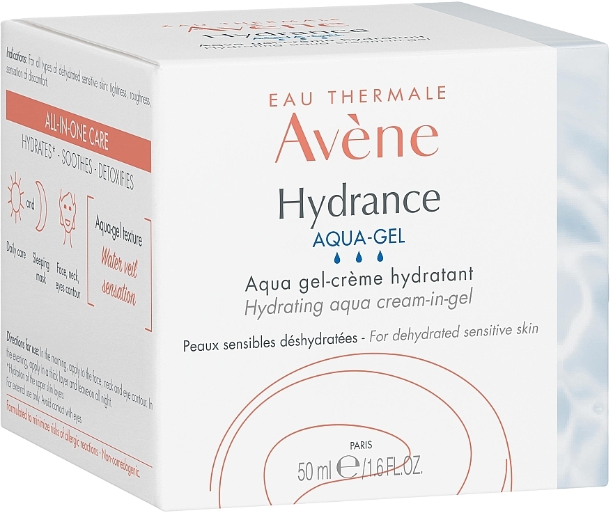 Moisturizing Face Cream-Gel - Avene Hydrance Aqua Gel — photo N6