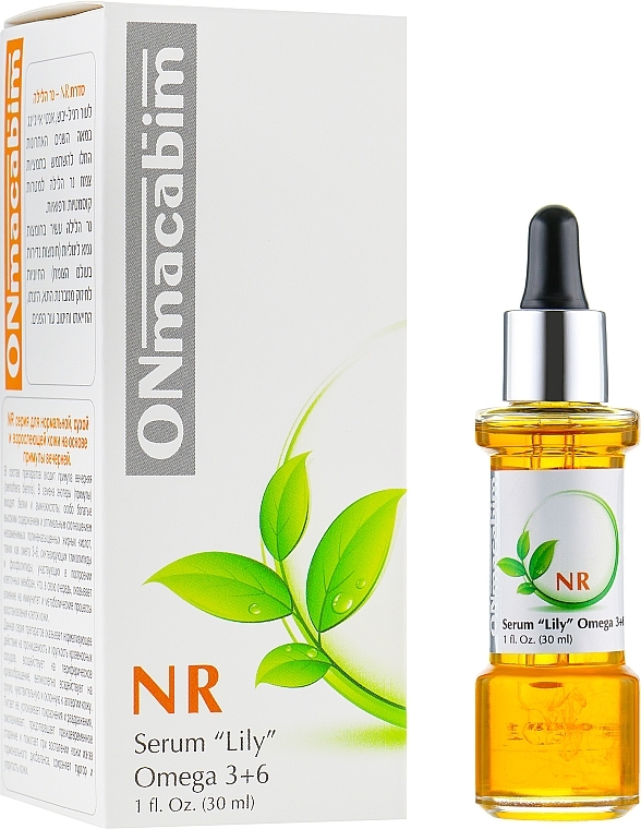 Concentrated Nourishing Serum "Lily" - Onmacabim NR Serum Lily Omega 3+6 — photo N1