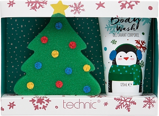 Set - Technic Cosmetics Christmas Tree Sponge Set — photo N1