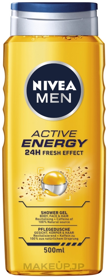 Shower Gel - Nivea Men Active Energy 24H Fresh Effect — photo 500 ml