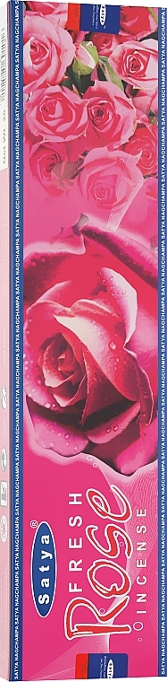 Rosa Satya Incense - Satya Fresh Rose Incense — photo N1