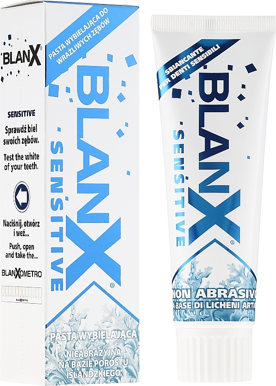 Toothpaste "Whitening" for Sensitive Teeth - Blanx BlanX Sensitive Teeth  — photo N9