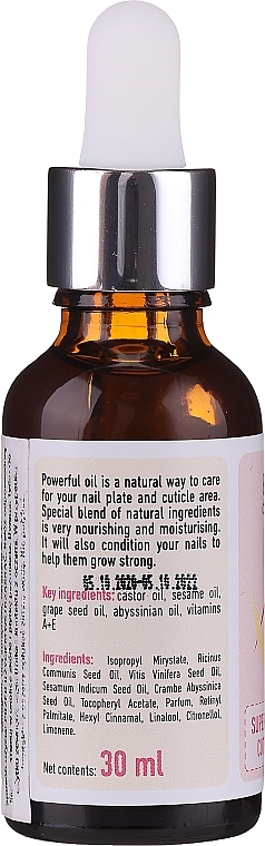 Nail and Cuticle Firming Oil - Eco U Super Strengthening Cuticle & Nail Oil — photo N2
