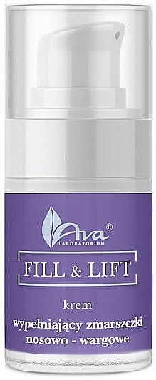 Anti-Wrinkle Cream for Nasolabial & Lip Areas - Ava Laboratorium Fill & Lift Filling Nasolabial And Lip Wrinkles Cream — photo N1