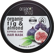 Fragrances, Perfumes, Cosmetics Hair Mask "Fig & Almond" - Organic Shop Organic Fig Tree and Almond Hair Mask