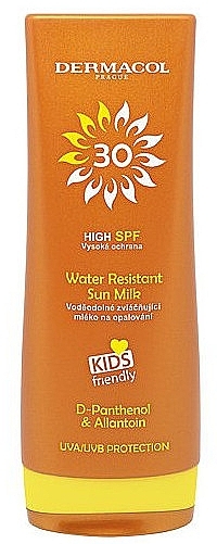 Water-Resistant Sun Milk for Kids SPF 30 - Dermacol Water Resistant Sun Milk Kids Friendly SPF 30 — photo N1