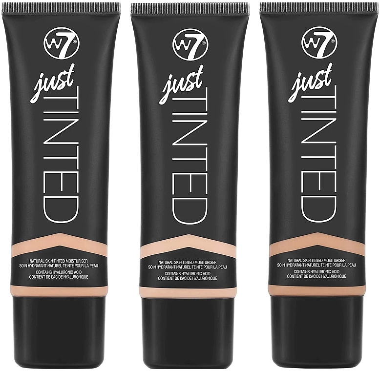 Moisturizing Foundation - W7 Just Tinted Natural Skin Tinted Moisturiser — photo N2