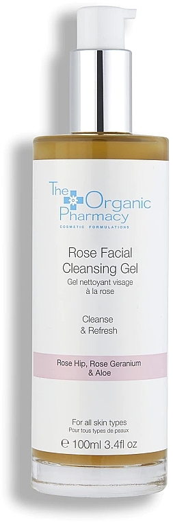 Cleansing Face Gel - The Organic Pharmacy Rose Facial Cleansing Gel — photo N9