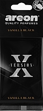 Fragrances, Perfumes, Cosmetics Black Vanilla Car Air Freshener - Areon X-Version Vanilla Black