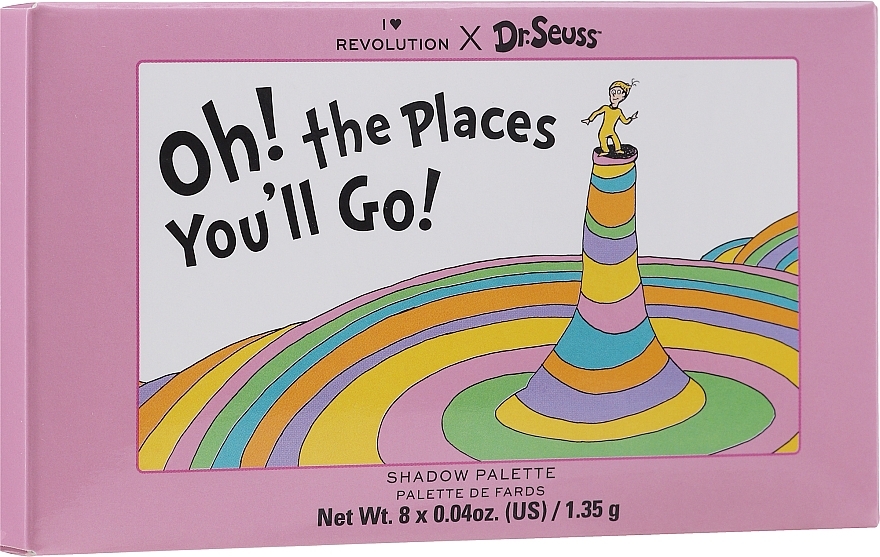 Eyeshadow Palette - I Heart Revolution Dr. Seuss Oh, The Places You’ll Go! Eyeshadow Palette — photo N2