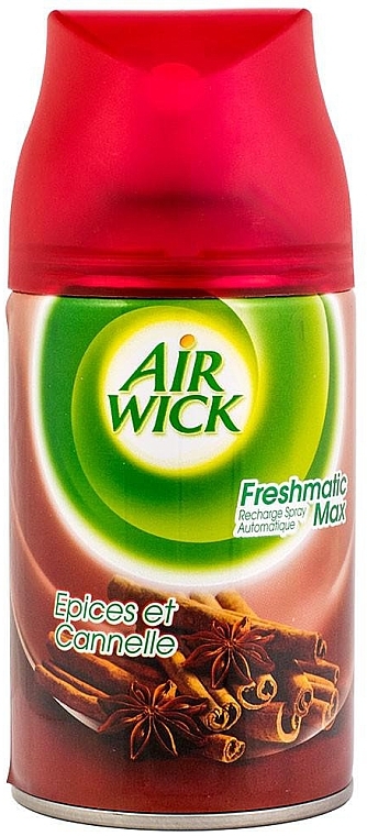 Air Freshener Refill 'Spices & Cinnamon' - Air Wick Freshmatic Cinnamon Sticks And Spices — photo N1