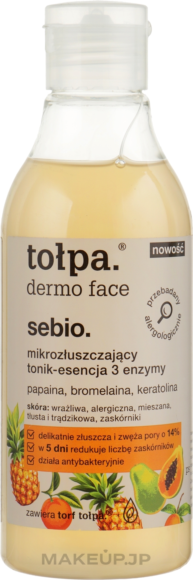 Micro Exfoliating Facial Toning Essence - Tolpa Dermo Face Essence-Tonic — photo 200 ml