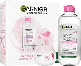 Fragrances, Perfumes, Cosmetics Garnier Skin Naturals Pink (micellar/water/400ml + cr/50ml) - Set