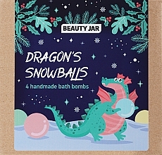 Bath Bomb Gift Set - Beauty Jar Dragon's Snowballs (b/bomb/4x130g) — photo N1