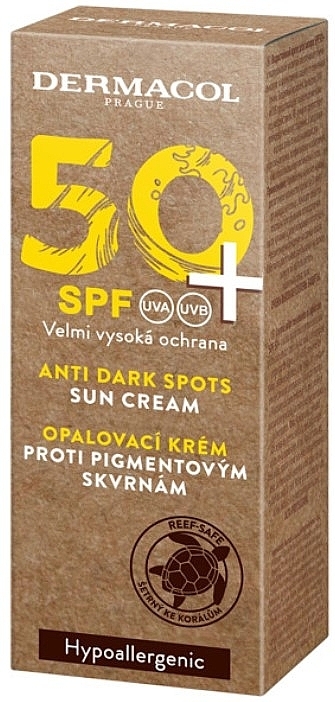 Anti-Pigmentation Sunscreen - Dermacol Anti Dark Spots Sun cream SPF 50+ — photo N2