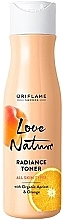 Radiance Toner for Face with Organic Apricot and Orange - Oriflame Love Nature Radiance Toner — photo N1