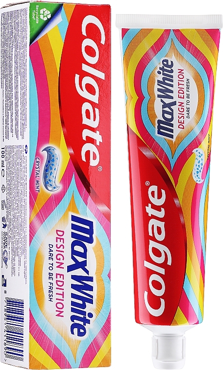 Whitening Toothpaste - Colgate Max White Design Edition — photo N1