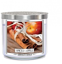 Fragrances, Perfumes, Cosmetics Scented Candle in Jar with 3 Wicks - Kringle Candle Spiced Apple