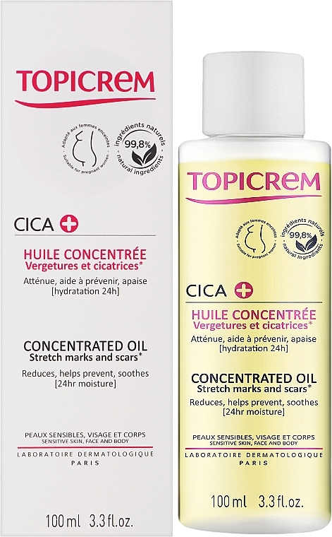 Concentrated Oil for Stretch Marks and Scars - Topicrem CICA Stretch Marks and Scars Concentrated Oil — photo N2