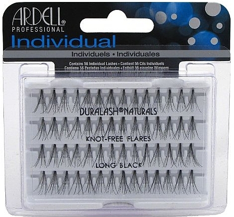 Individual Lashes Kit - Ardell Duralash Naturals Flare Medium Brown  — photo N2