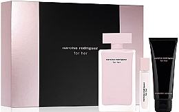 Fragrances, Perfumes, Cosmetics Narciso Rodriguez For Her - Set (edp/100ml + edp/10ml + b/lot/75ml)