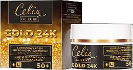 Fragrances, Perfumes, Cosmetics Anti-Wrinkle Cream 50+ - Celia De Luxe Gold 24k