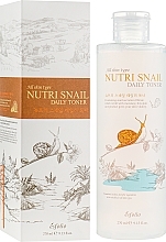 Fragrances, Perfumes, Cosmetics Snail Nourishing Toner - Esfolio Nutri Snail Daily Toner