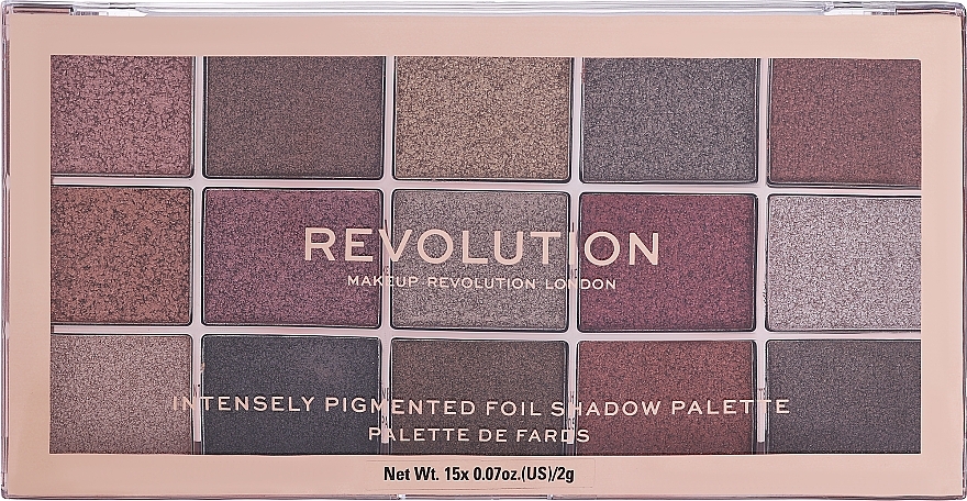 Eyeshadow Palette - Makeup Revolution Foil Frenzy Eye Shadow Palette — photo N1