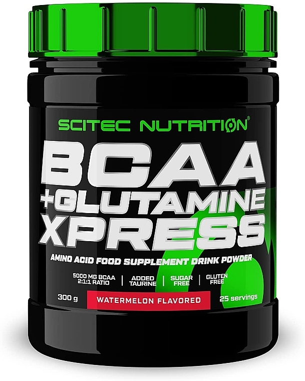 Sport Amino Acid - Scitec Nutrition BCAA +Glutamine XPress Watermelon — photo N1