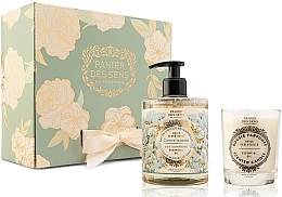 Fragrances, Perfumes, Cosmetics Set - Panier Des Sens Sea Samphire Christmas Box (l/soap/500ml + candle/180g)