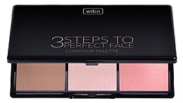 Fragrances, Perfumes, Cosmetics Contour Palette - Wibo 3 3 Steps to Perfect Face Contour Palette