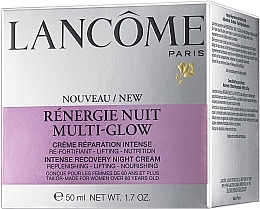 Night Anti-Aging Face Cream - Lancome Renergie Nuit Multi-Glow Cream — photo N4