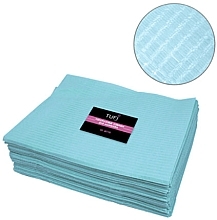 Fragrances, Perfumes, Cosmetics Disposable Paper Manicure Mat, blue, 50 pcs - Tufi Profi