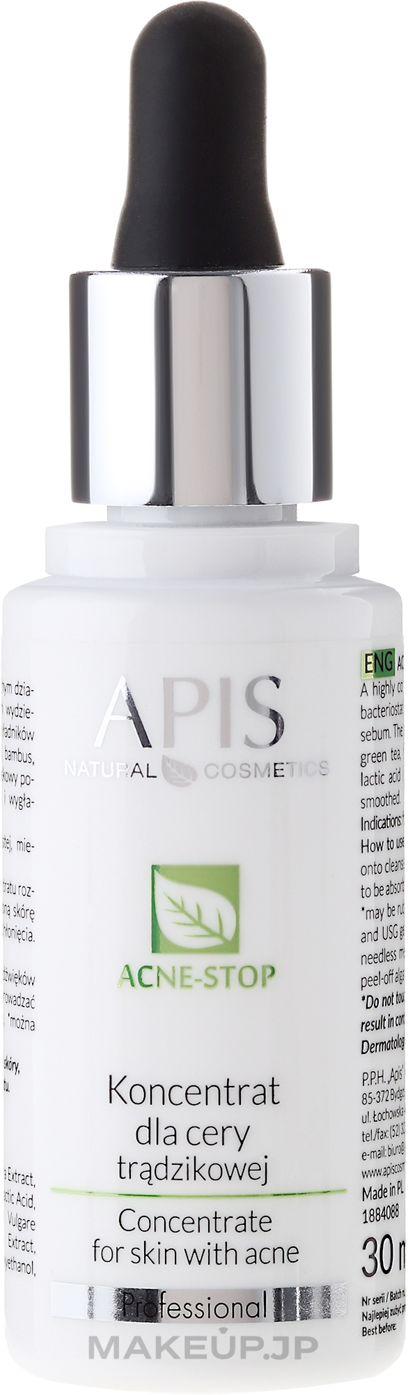 Face Concentrate - APIS Professional Concentrate For Acne Skin — photo 30 ml