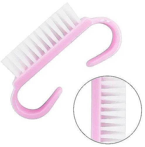 Hand & Nail Brush, pink - Tufi Profi Premium — photo N1