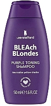 Toning Shampoo for Colored Hair - Lee Stafford Bleach Blondes Purple Toning Shampoo — photo N3