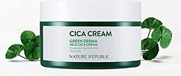 Fragrances, Perfumes, Cosmetics Cream for Problem-Prone Skin - Nature Republic Green Derma Mild Cica Cream