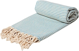 Hammam Towel, Blue -  Yeye Chess  — photo N1