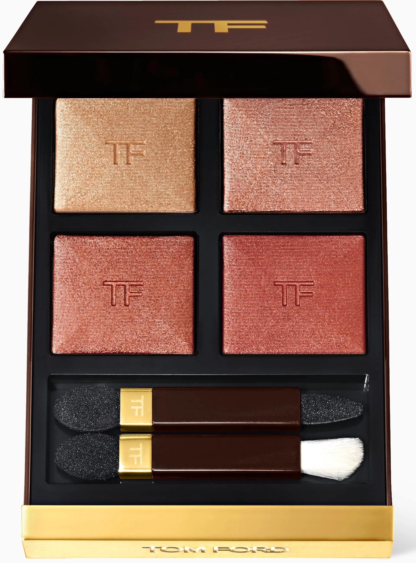 Eyeshadow - Tom Ford Bright Brick Quad Eye Palette, 6g — photo Milky Brick