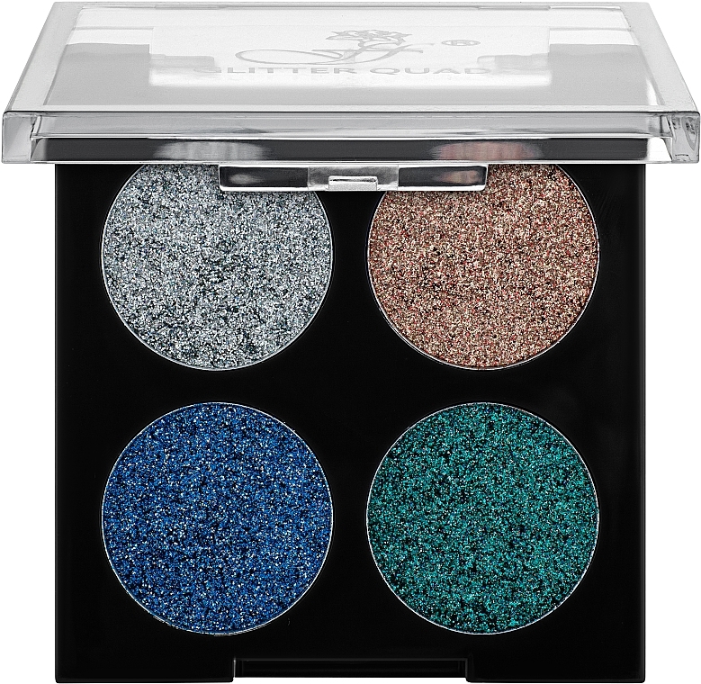 Eyeshadows - FFleur Glitter Quad Eyebrow — photo N1