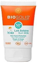 Fragrances, Perfumes, Cosmetics Kids Face & Body Sun Milk SPF 50+ - Biosolis Kids Sun Milk For Face And Body SPF 50+