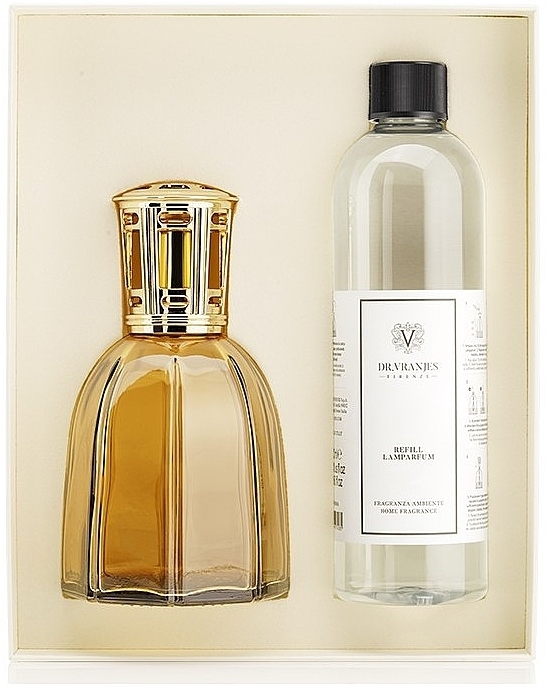 Set - Dr. Vranjes Lamparfum Ambra (aroma/lamp/1pcs + refill/500ml) — photo N1