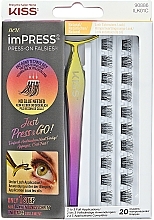 Fragrances, Perfumes, Cosmetics False Lash Kit - Kiss ImPress Press on Falsies Kit